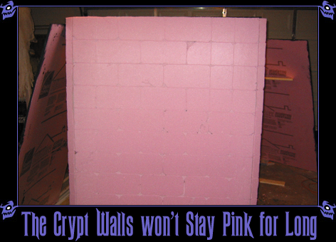 Since when do crypts have pink walls?